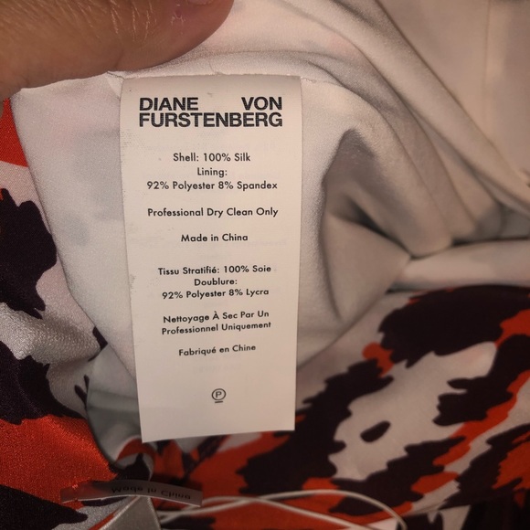 NWT Diane Von Furstenberg Nadia 🐆 print skirt - Picture 8 of 9